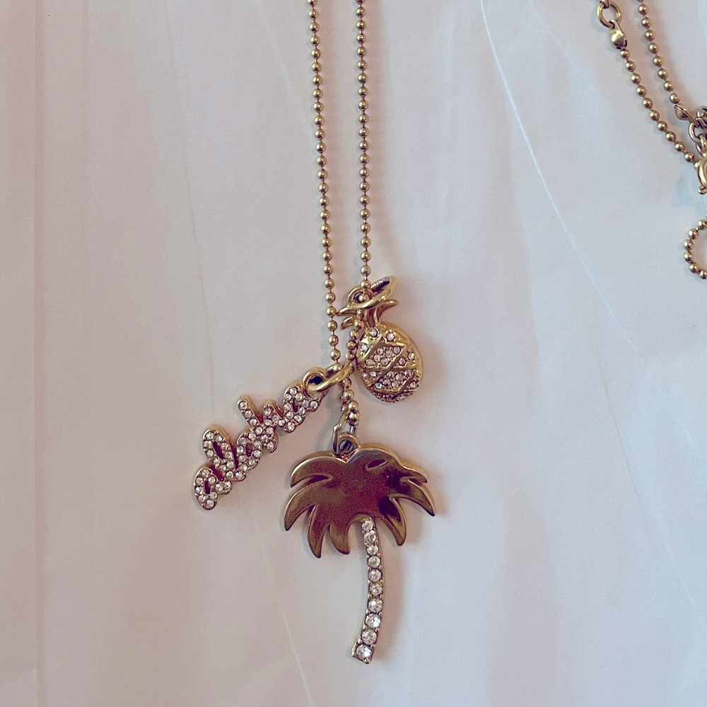 🇺🇸SALE Bauble Bar Aloha Charm 28 to 31 Adjustable Necklace